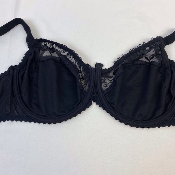 Prima Donna Stockholm Lace Black Bra Underwire Bow Size EU 85 US Band 38 - Picture 9 of 10